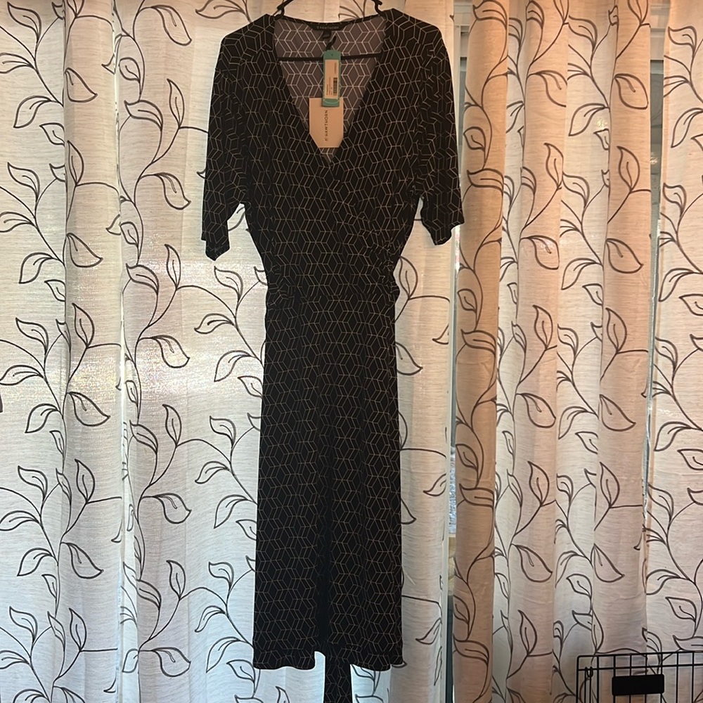 2X 41 Hawthorn Wrap Tie Dress